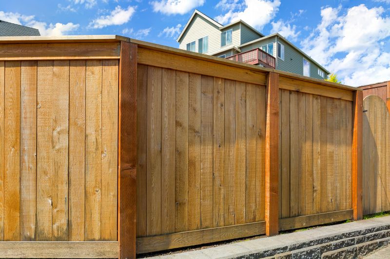 wood fencing