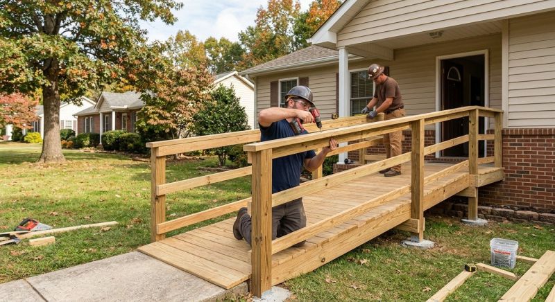 Accessible Ramp Construction in Wilmington, NC