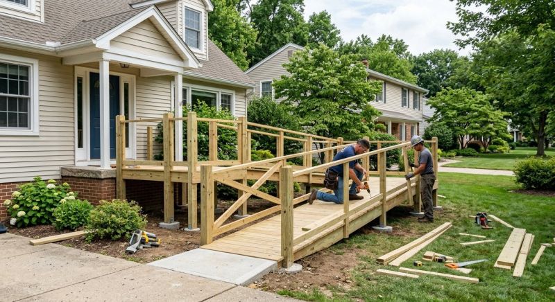 Accessible Ramp Installation in Wilmington, NC