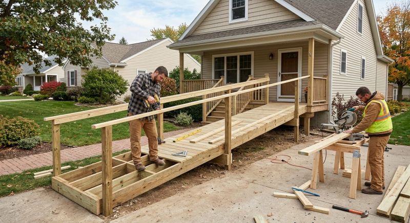 Accessible Ramp Installation in Conroe, TX