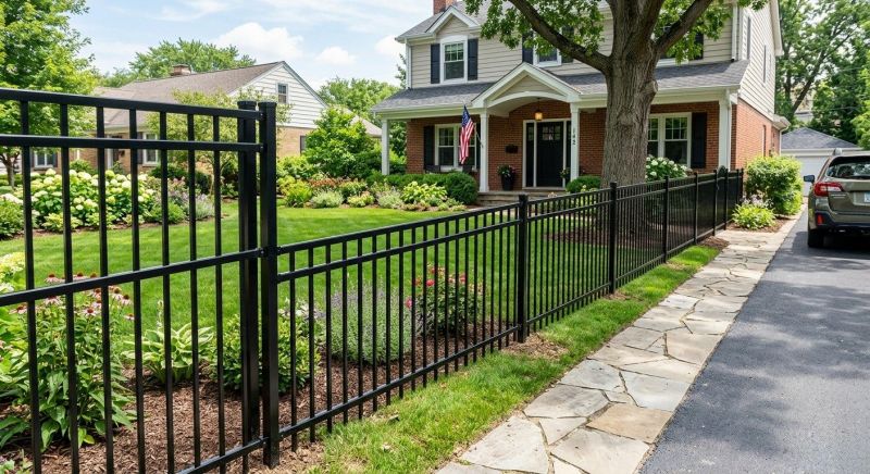 Aluminum Fence Installation in Des Moines, IA