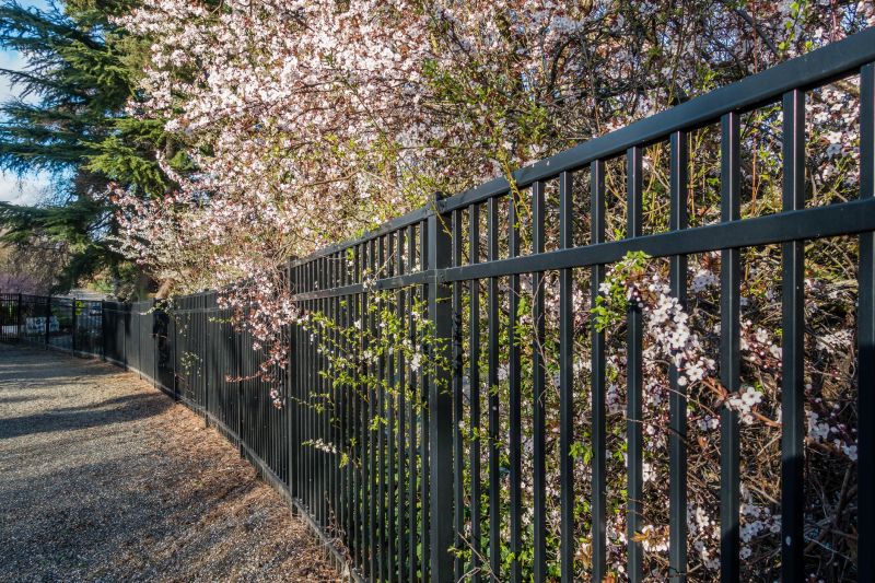 Black Metal Fence Installation in Des Moines, IA