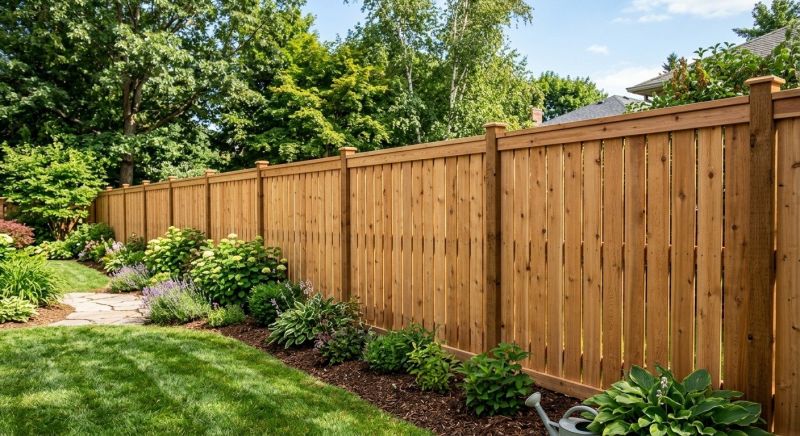 Cedar Fence Replacement in Pearland, TX