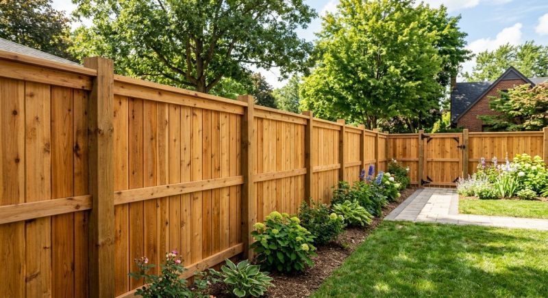 Cedar Fencing Installation in Pearland, TX