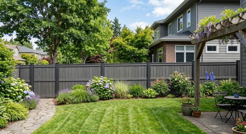 Composite Fence Installation in Des Moines, IA