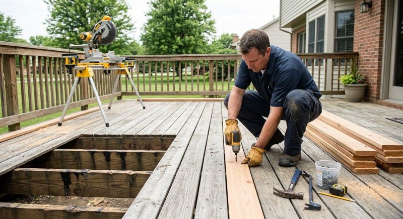 Deck Floor Replacement in Redmond, WA