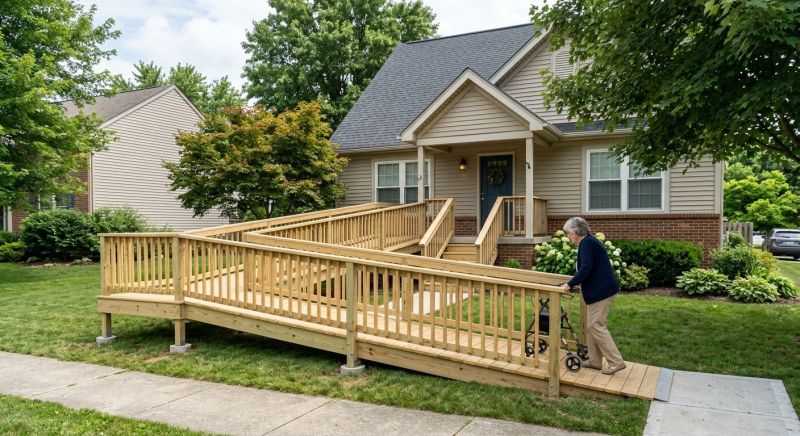 Deck Ramp Construction in Wilmington, NC