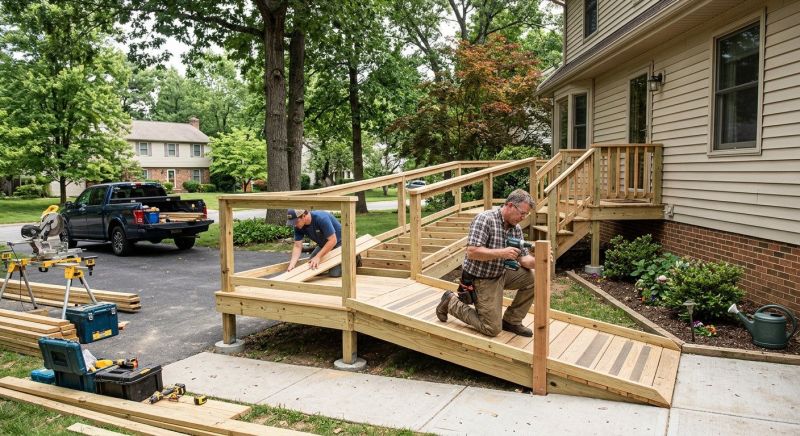 Deck Ramp Construction in Kansas City, KS