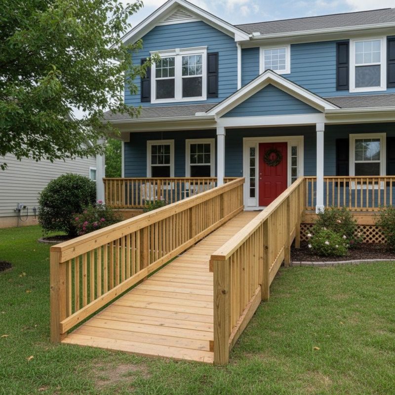 Handicap Ramp Replacement in Conroe, TX