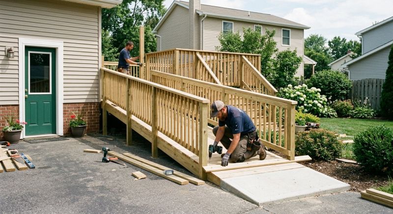 Handicap Ramp Replacement in Conroe, TX