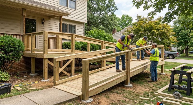 Handicap Ramp Replacement in Kansas City, KS