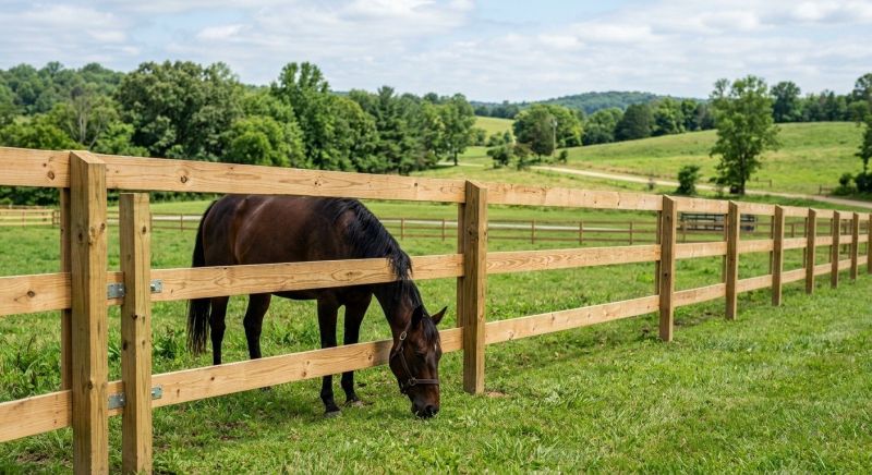 Horse Fence Replacement in South Houston, TX