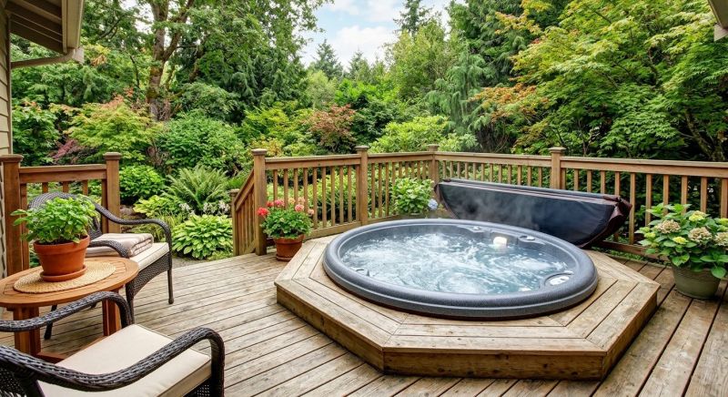 Hot Tub Deck Construction in Worcester, MA