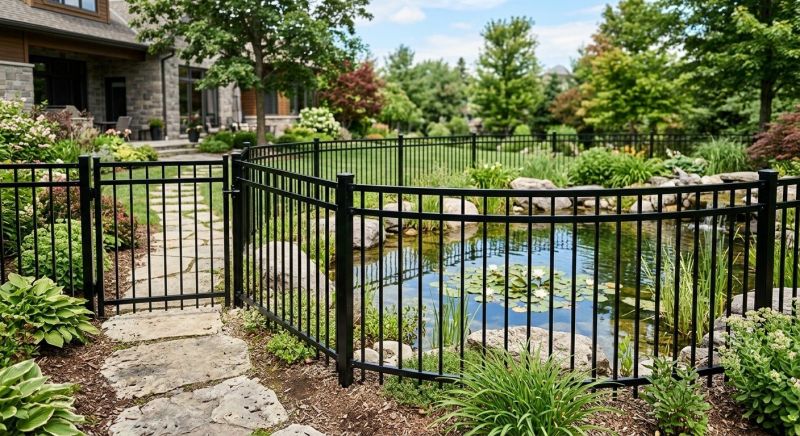 Metal Pool Fence Installation in South Houston, TX