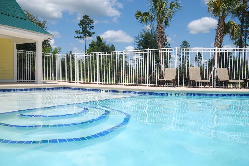 Metal Pool Fence Installation in Grand Rapids, MI