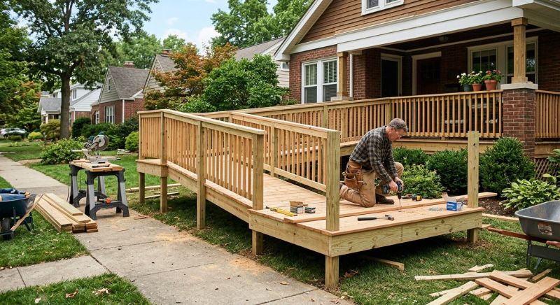 Mobility Ramp Construction in Conroe, TX