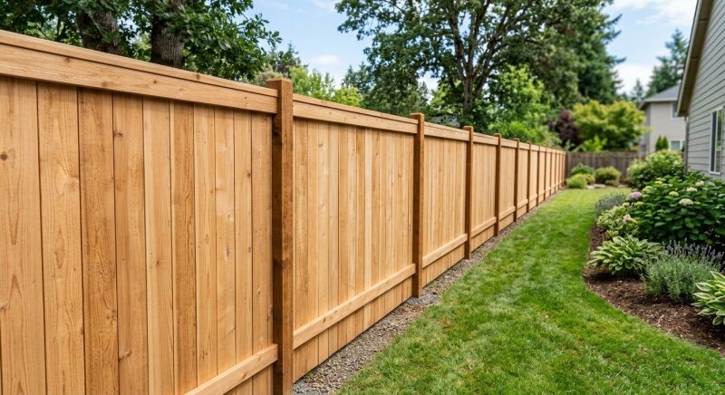 Plank Fence Installation in Pearland, TX