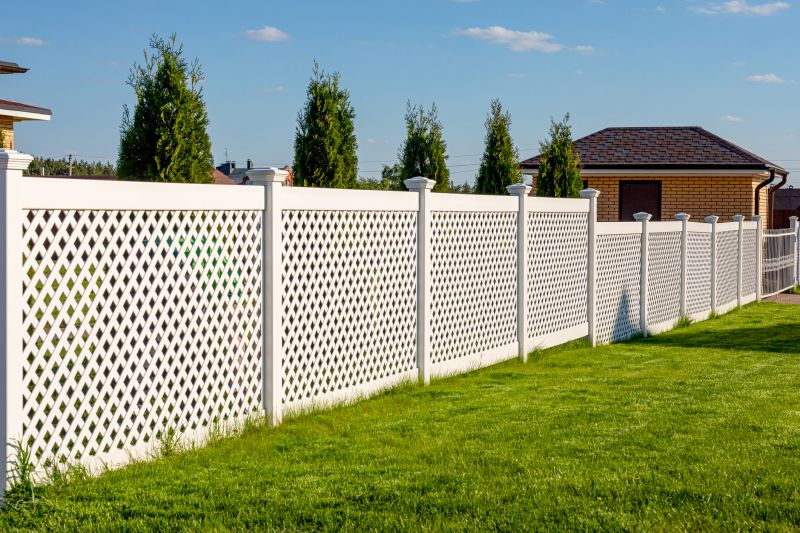 Pvc Lattice Fence Installation in South Houston, TX