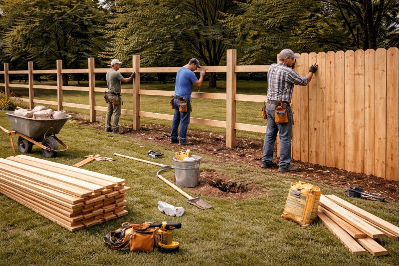 Ranch Fence Construction in Pearland, TX