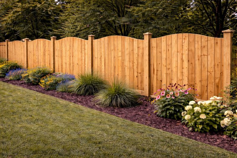 Scalloped Fence Installation in Roseville, CA
