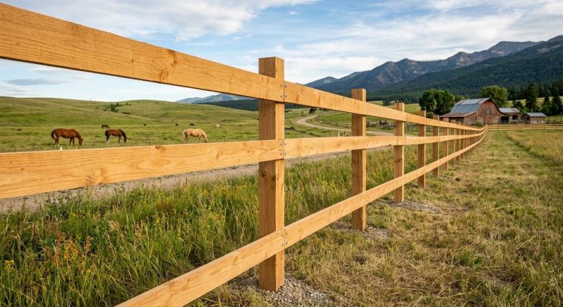 Stable Fencing Installation in Roseville, CA