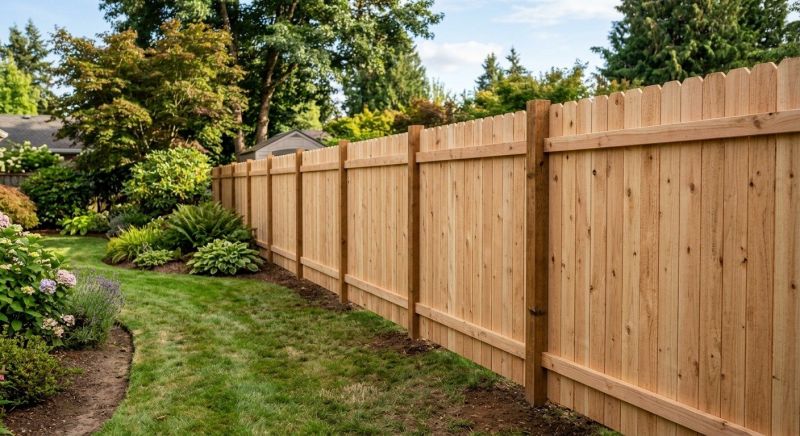 Timber Fence Installation in Roseville, CA