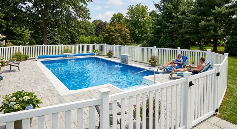 Vinyl Pool Fence Installation in Grand Rapids, MI