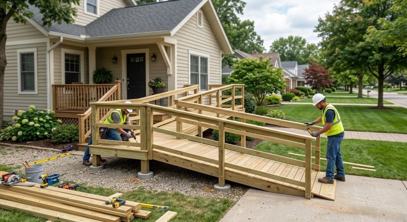 Wheelchair Ramp Installation in Wilmington, NC