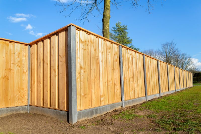 Modern Wood Fence