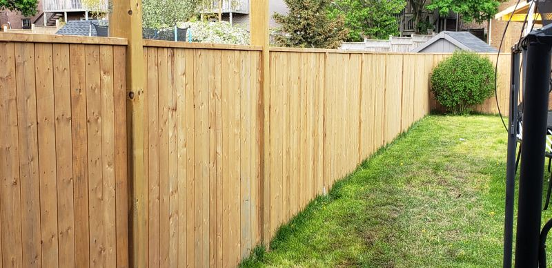 Classic Wooden Privacy Fence