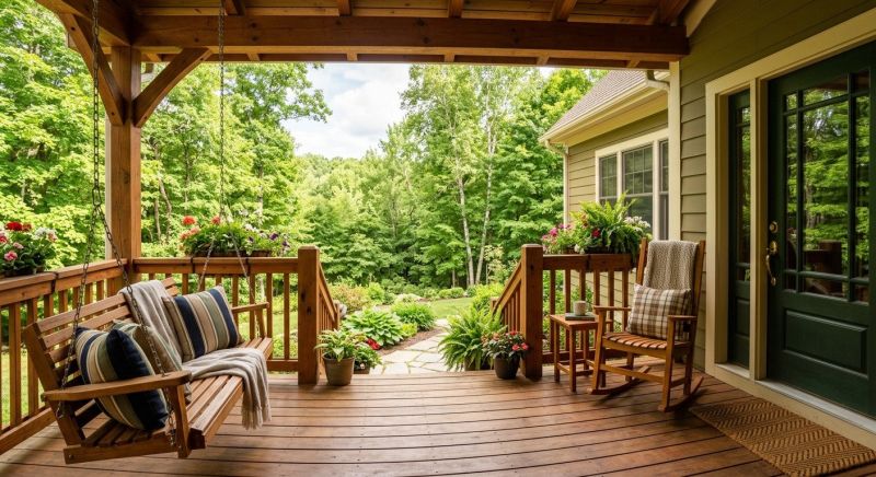 Wood Porch Construction in Stamford, CT