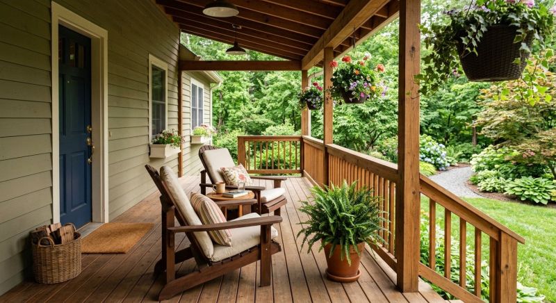 Wood Porch Construction in Worcester, MA