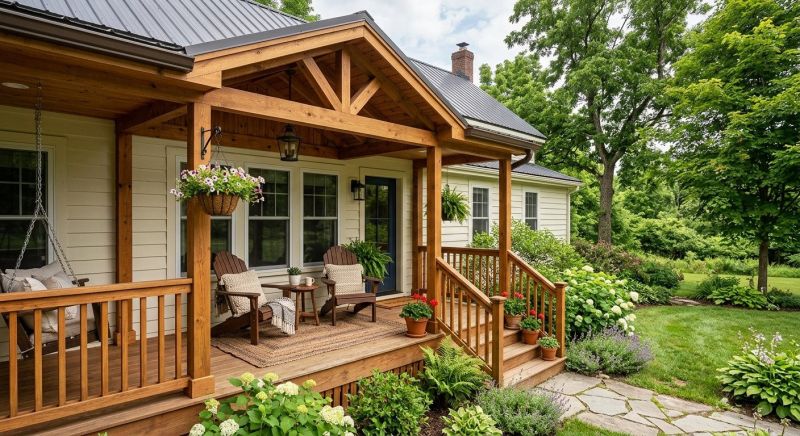 Wood Porch Construction in Fairfield County, CT