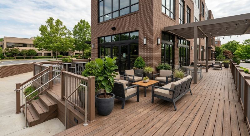 Wooden Patio Installation in Boston, MA