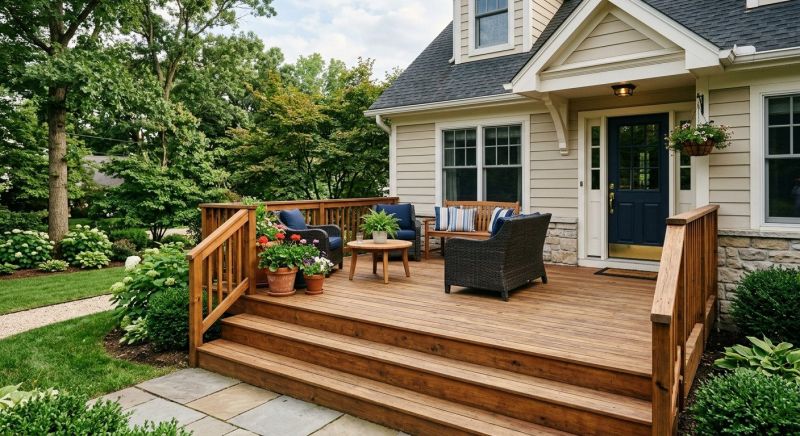 Wooden Veranda Construction in Fairfield County, CT