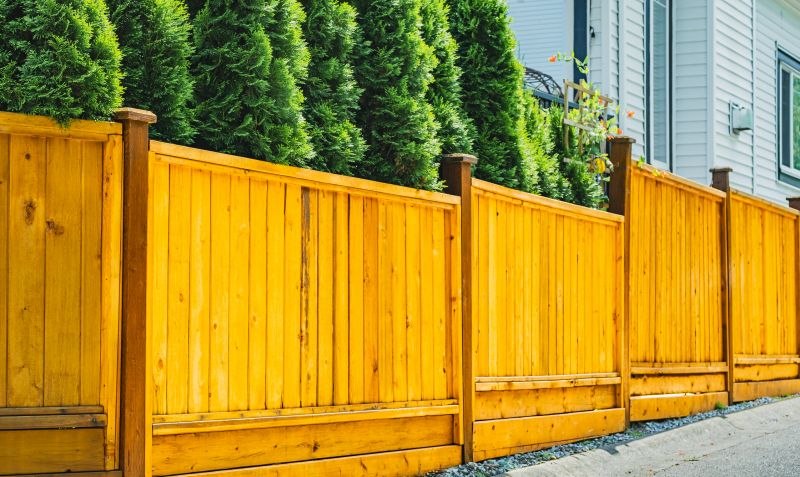 wood fencing